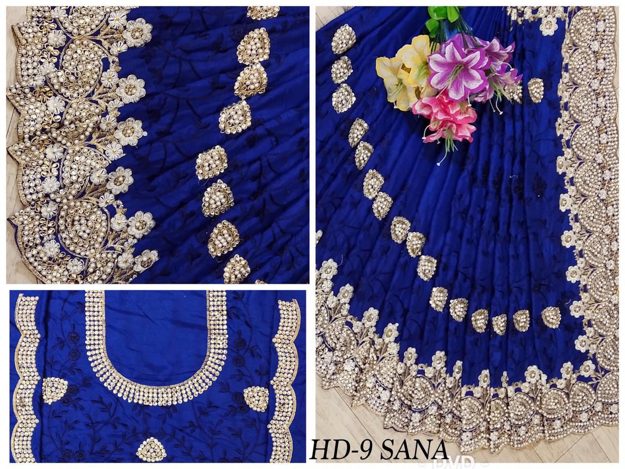 Embroidered Embroidery Silk Saree