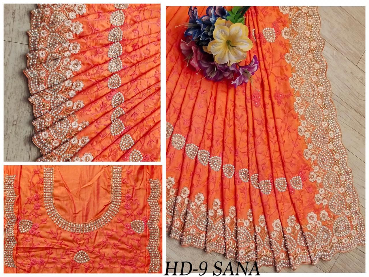 Embroidered Embroidery Silk Saree