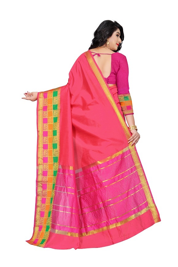 4 Designer Wooven Sarees
