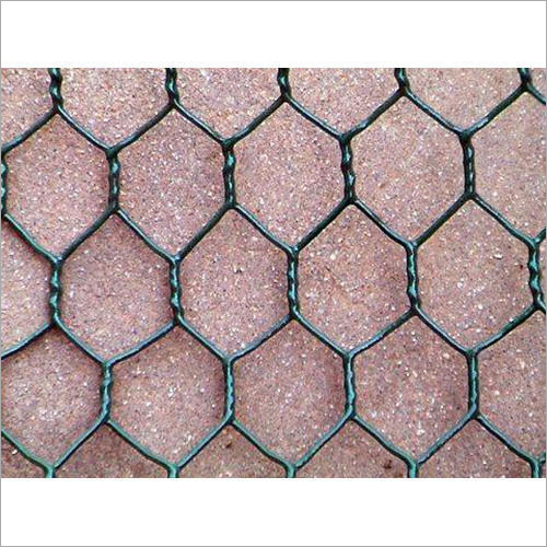 Silver Hexagonal Wire Mesh