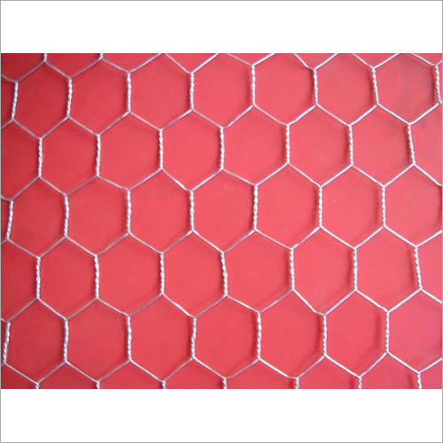 Silver Ss Hexagonal Wire Mesh