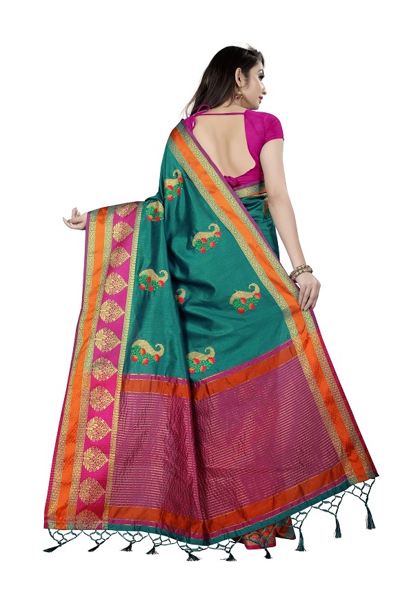 5 Silk Wooven Saree