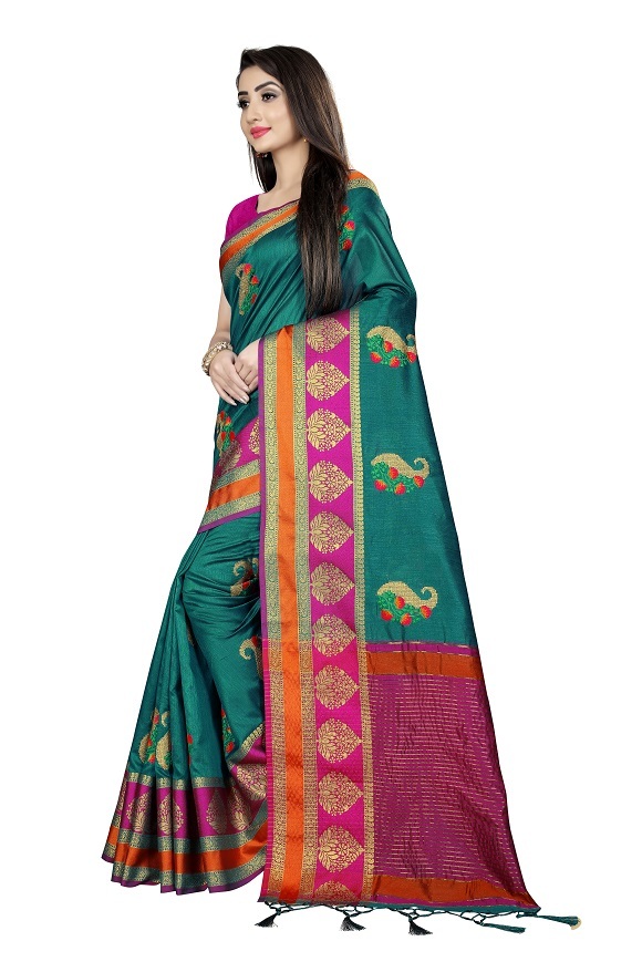 5 Silk Wooven Saree