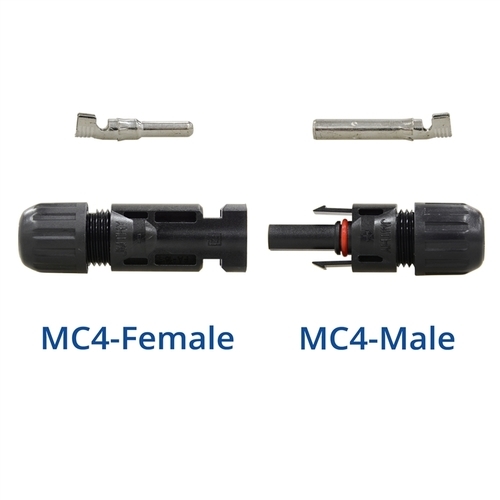 Mc 4 Connector - Pv Material, Standard Dimensions, 10a Current Rating, 600v Voltage Rating | Low Contact Resistance, Weatherproof, Reliable Performance