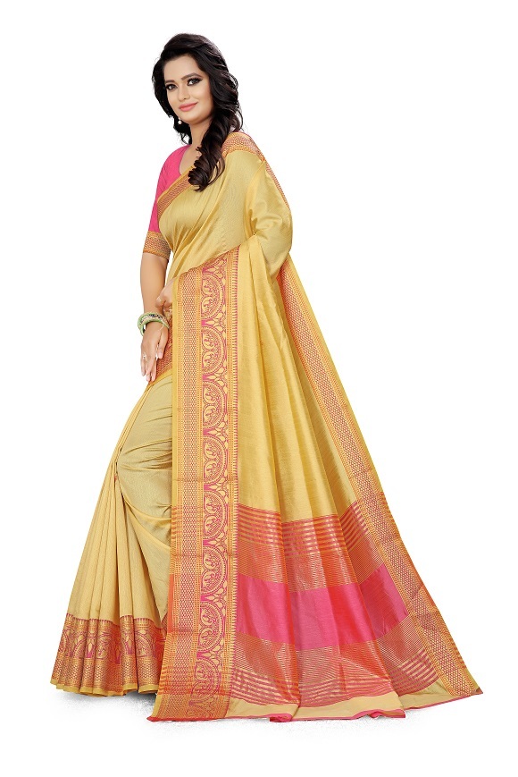 Ladies Art Silk Saree - 6.30 Meter Length, Art Banarasi Silk Fabric With Zari Weaving | Elegant Design In Color 8