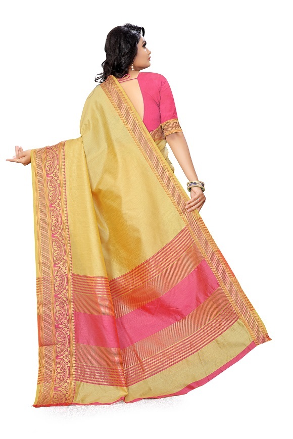 Ladies Art Silk Saree - 6.30 Meter Length, Art Banarasi Silk Fabric With Zari Weaving | Elegant Design In Color 8