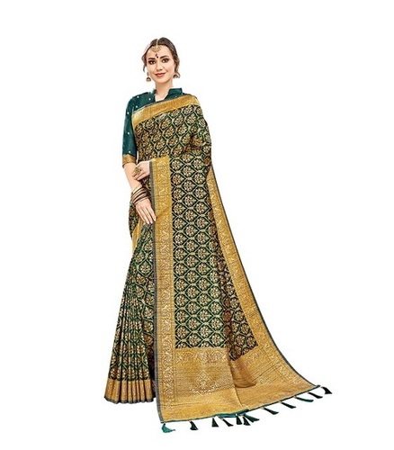 2 Ladies Silk Wooven Party Wear Sarees