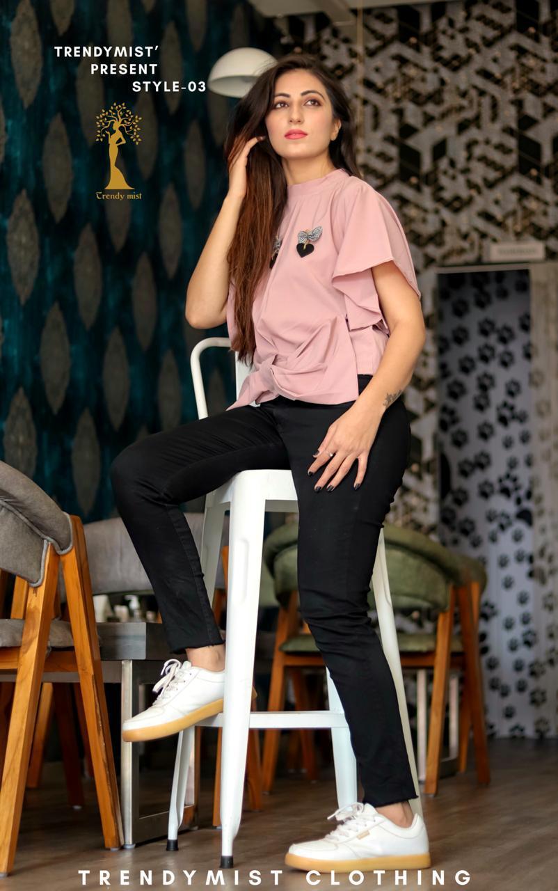 Fancy Ladies Tops - Tokko Imported Stretchable Fabric, Size S-36 To Xxl-44, Designer Bow With Heart Crop Top, Short Sleeve, All Season Wear