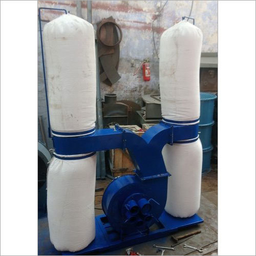 Dust Collector Equipment - MS SS Material, 40 Inch Pressure Centrifugal Blower with 2 Bag Filter System | AC Power Design