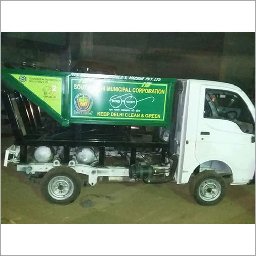 Garbage Tipper - Steel, 1.5 Cubic Meters | 4.5m Length, 1.8m Width, 2.2m Height, 75 HP Diesel Engine, Double-acting Hydraulic System, Hydraulic Drum Brakes