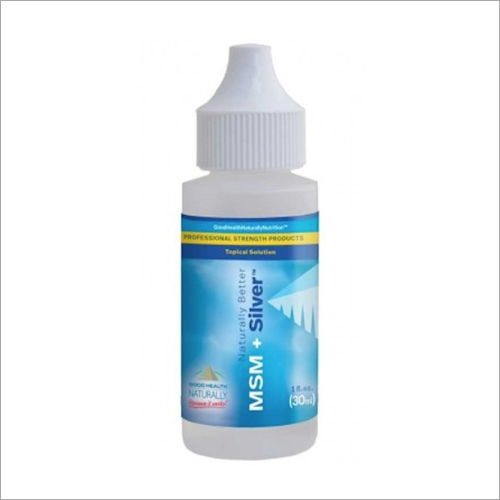 Msm Plus Hydrosol Silver Drops - 30ml Liquid Formula | N-acetyl Carnosine, Enhance Tissue Repair & Infection Resistance, Non-toxic Topical Solution