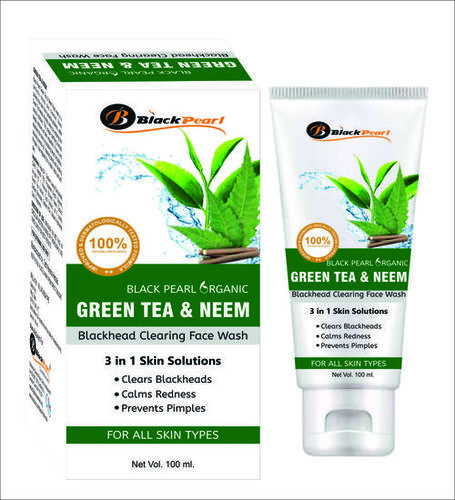 Green Tea & Neem Face Wash Ingredients: Herbal Extracts