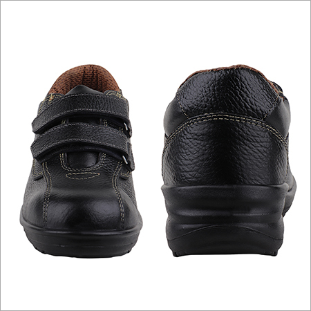 Ladies Black Safety Shoes Insole Material: Pu
