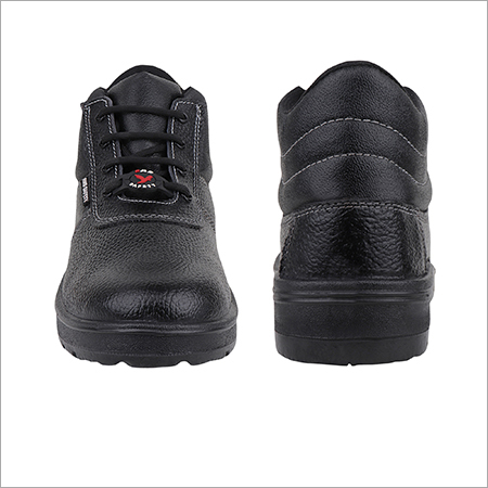 Black-brown Ankle Safety Shoes