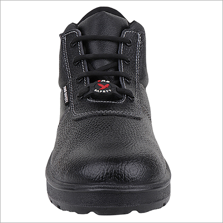 Black-brown Ankle Safety Shoes