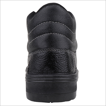 Black-brown Ankle Safety Shoes