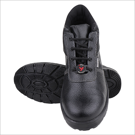 Black-brown Ankle Safety Shoes