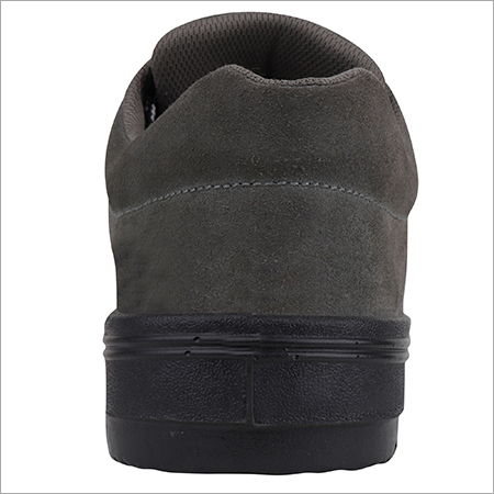 Black & Green Suede Safety Shoe