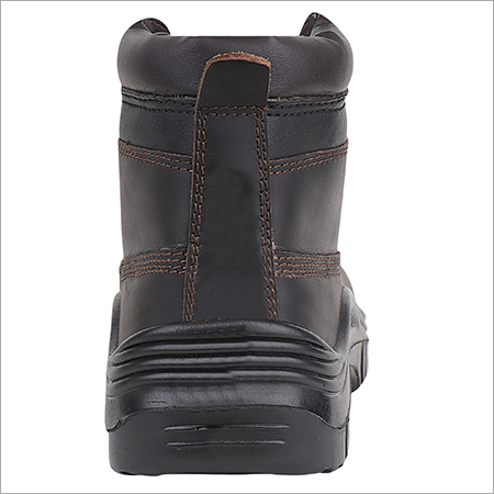 With Lace Safety Boot - Buff Leather, Size 38-48 | Steel Toe, Pu Sole, Chemical And Fire Resistant, Comfort Fit