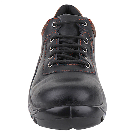 Black Pu Moulded Safety Shoes