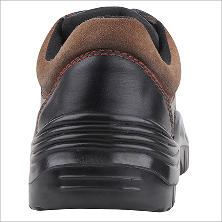 Black Pu Moulded Safety Shoes