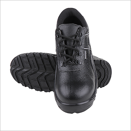 Safety Shoes - Upper Buff Btn Leather, Size 39-48, Color Black/brown | Steel Toe Design, Pu Sole, Ortho Comfort Insole, Lace Style