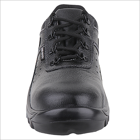 Safety Shoes - Upper Buff Btn Leather, Size 39-48, Color Black/brown | Steel Toe Design, Pu Sole, Ortho Comfort Insole, Lace Style