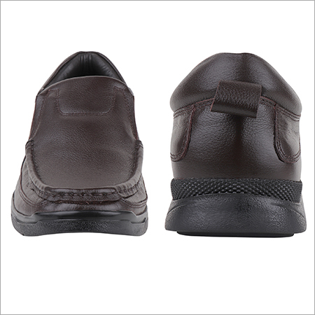 Brown Leather Shoes - Leather Material, Size 40-44, Brown Color | Low Heel, Cotton Lining, Lightweight, Rugged Durability, Easy Maintenance, Elegant Appearance