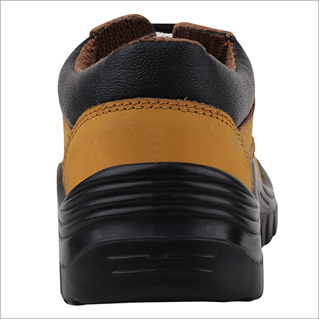 Black & Khaki Nubuck Safety Shoes