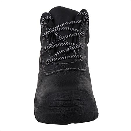 Safety Boot - High Grade Leather, Size 38-48, Black | Steel Toe, Scratch Resistant, Moisture Resistant, Lightweight, Soft Pu Insole And Outsole