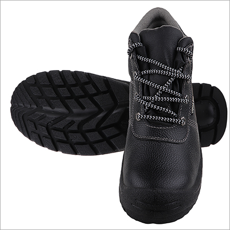 Safety Boot - High Grade Leather, Size 38-48, Black | Steel Toe, Scratch Resistant, Moisture Resistant, Lightweight, Soft Pu Insole And Outsole