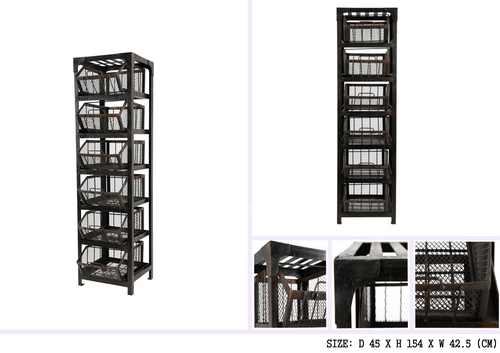 Machine Made 6 Drawer Chest