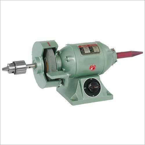 Polisher Cum Grinder - Galvanized Steel, 220-240 Volt | Green, PLC Control for Industrial Use