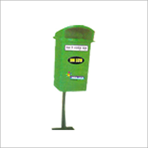 Green Road Side Dustbin