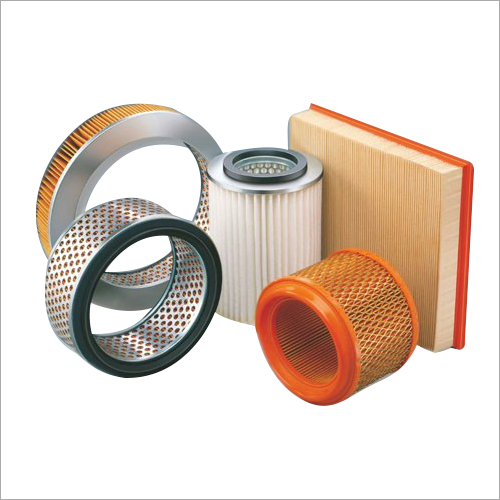 Automobile Air Filter - Metal, 10-15 Inch Length x 4-6 Inch Diameter, Round Shape - High Filtration Efficiency, Industrial Grade Quality