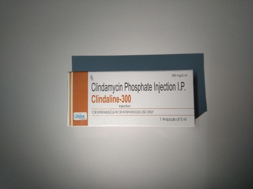 Clindamycin Injection - 300 mg / 2 ml | Antibiotic Liquid for Anti-Bacterial Treatment, Recommended for Adults, Dosage: tds, Store in Cool Dry Dark Place
