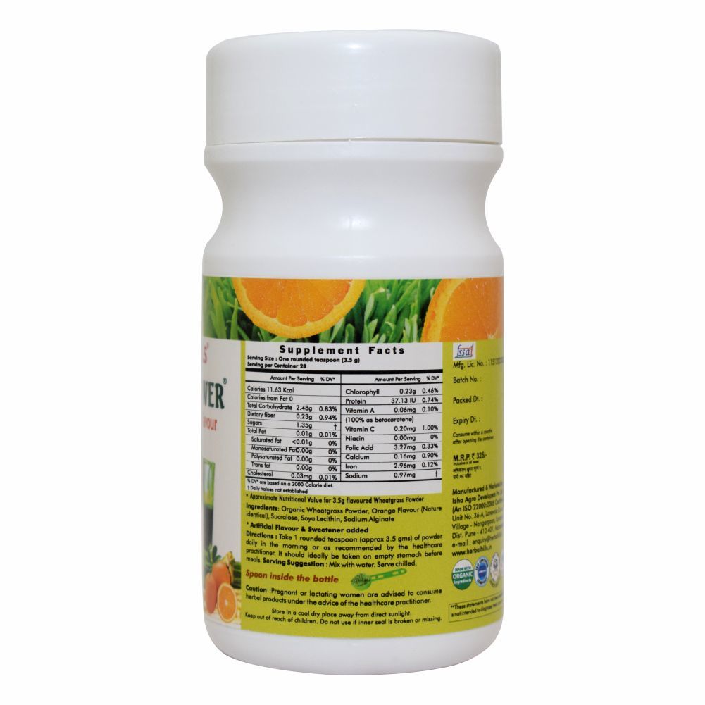 Wheatgrass Orange Powder - Immunity & Blood Purification
