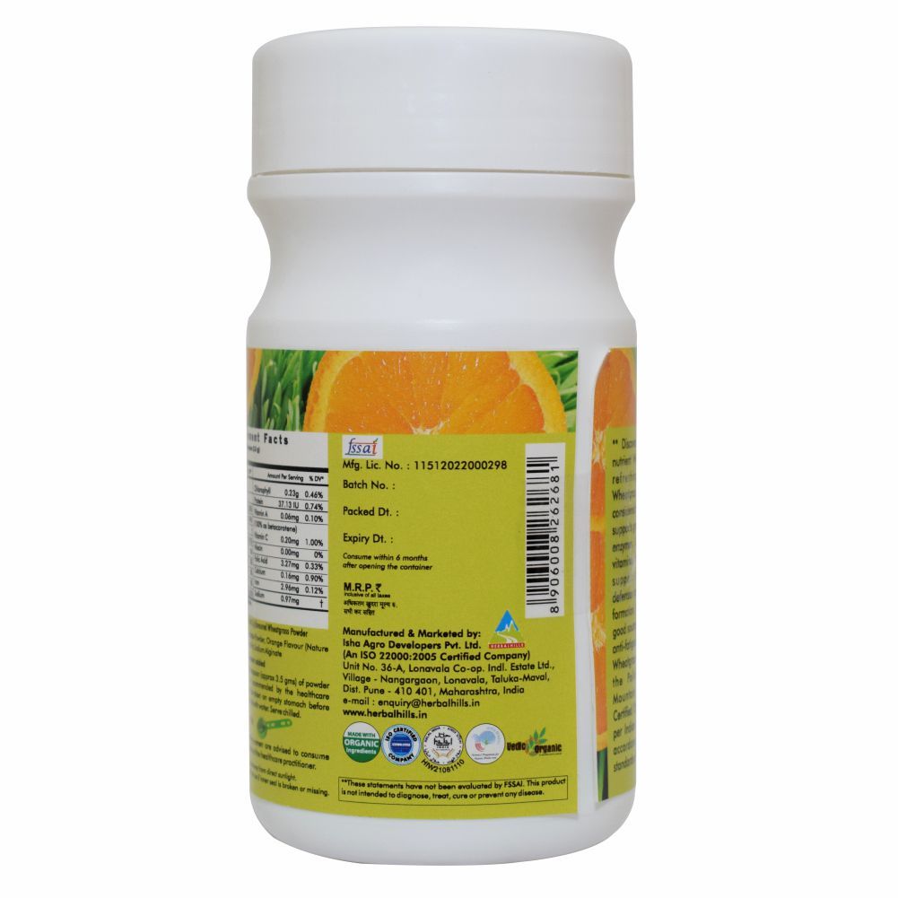 Wheatgrass Orange Powder - Immunity & Blood Purification