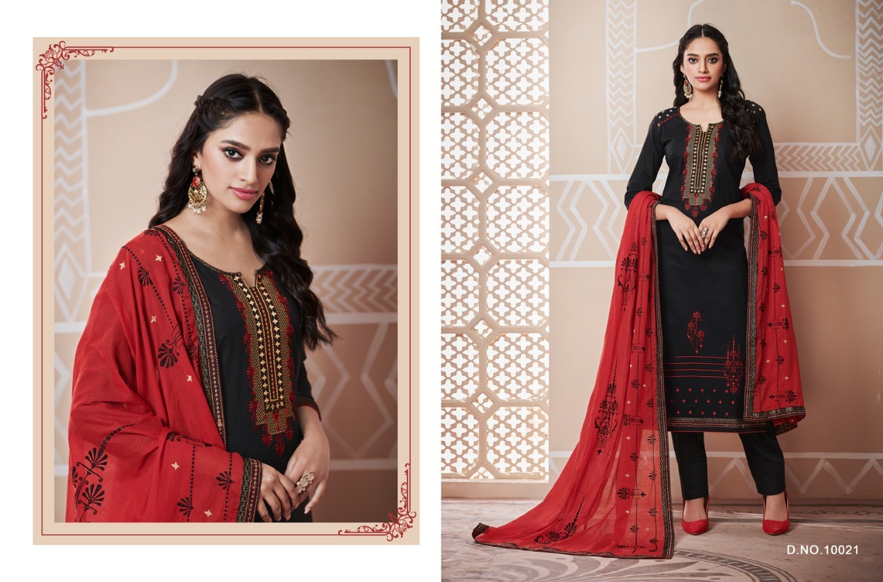 Multi Colour Semistitched Salwar Suit