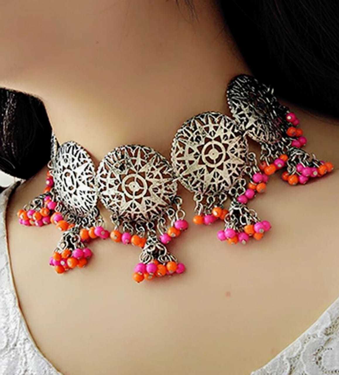Sliver Necklace Set Clip-on Earring