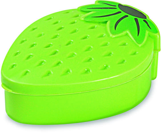 Strawberry Lunch Box - Multi-color Pp Plastic | Durable, Lightweight, Versatile Design For Easy Packing And On-the-go Meals