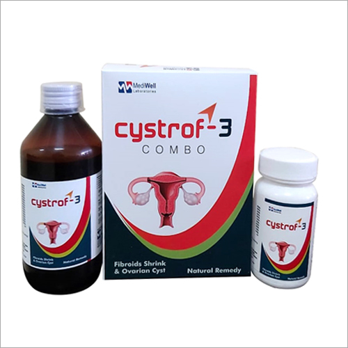 Ovarian Cyst Removal Capsule And Syrup Combo