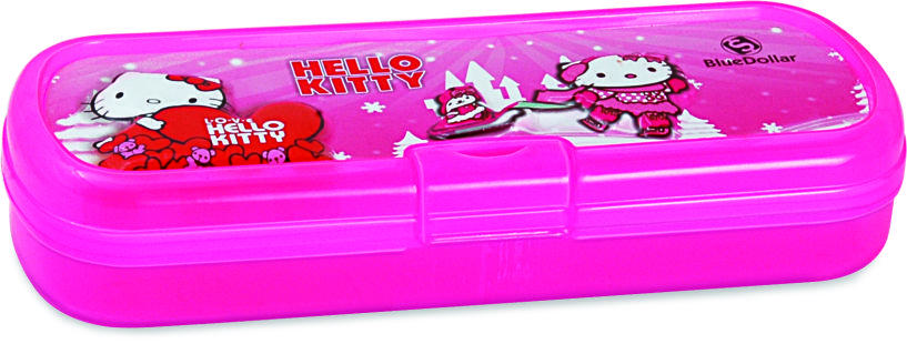 Snapchat Pencil Box - Plastic Pp, Rectangle Shape | Durable Design For Versatile Storage