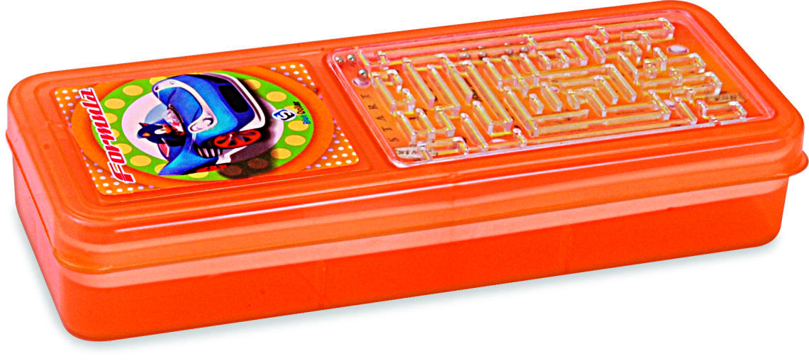 Tango Pencil Box - Plastic Pp Material, Rectangular Shape | Versatile Storage For Writing Instruments And Art Supplies