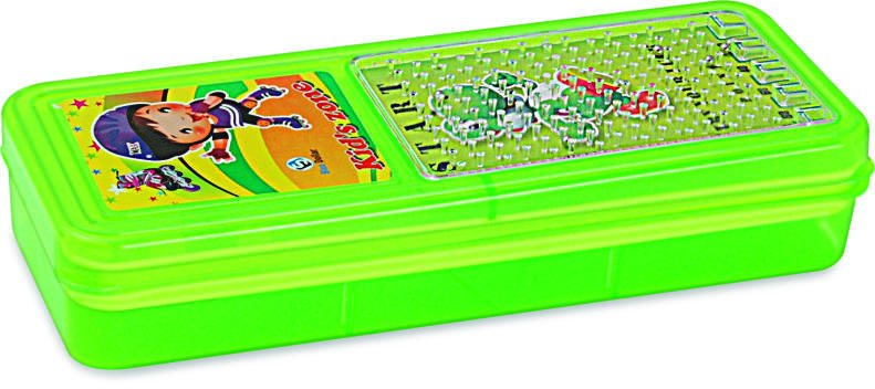 Tango Pencil Box - Plastic Pp Material, Rectangular Shape | Versatile Storage For Writing Instruments And Art Supplies