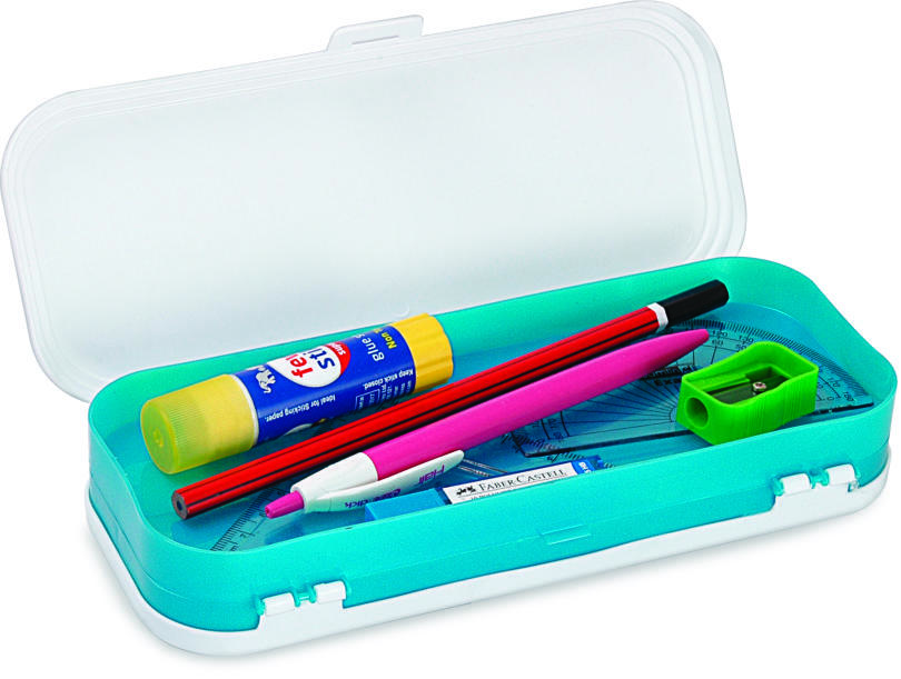 Dhoom Big Pencil Box - Plastic Pp, Rectangle Shape | Durable Design For Organized Writing Instruments And Stationery Storage