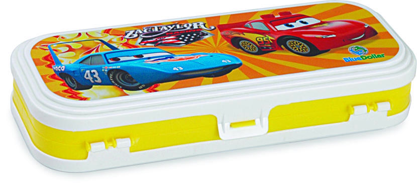 Dhoom Big Pencil Box - Plastic Pp, Rectangle Shape | Durable Design For Organized Writing Instruments And Stationery Storage