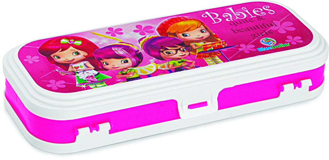 Dhoom Big Pencil Box - Plastic Pp, Rectangle Shape | Durable Design For Organized Writing Instruments And Stationery Storage