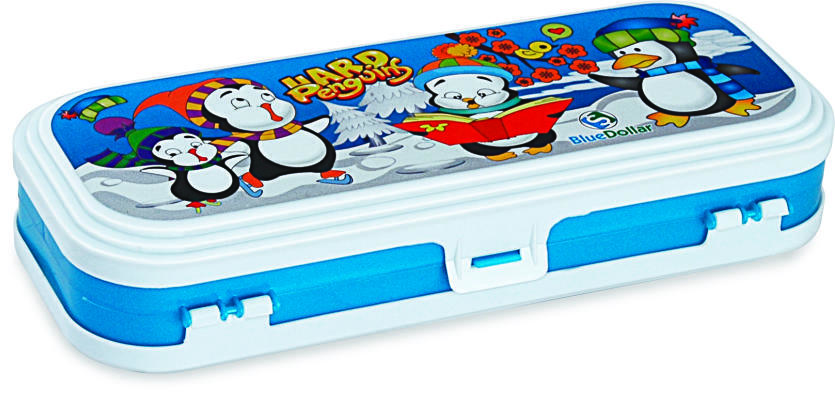 Dhoom Big Pencil Box - Plastic Pp, Rectangle Shape | Durable Design For Organized Writing Instruments And Stationery Storage