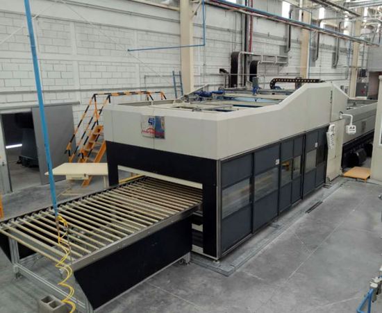 Mould Bending Glass Tempering Furnace For Car Backlites With Double Curvature Dimensions: 19390*6007*3300 Millimeter (Mm)